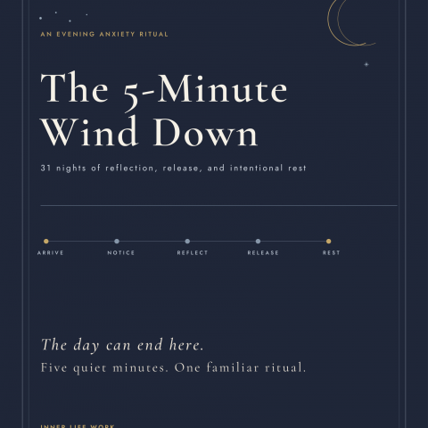 The 5-Minute Wind-Down Evening Planner - cover